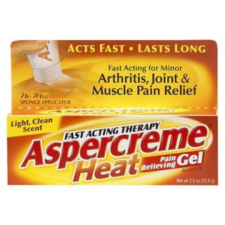 Aspercreme Heat Pain Relieving Gel   2.5 oz