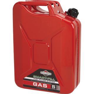 Briggs & Stratton Spill Proof Metal Fuel Can   5 Gal. Capacity