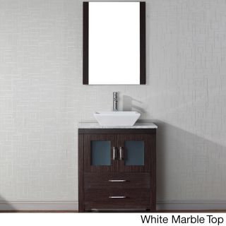 Virtu Virtu Usa Dior 24 Inch Single Sink Vanity Set In Espresso Espresso Size Single Vanities