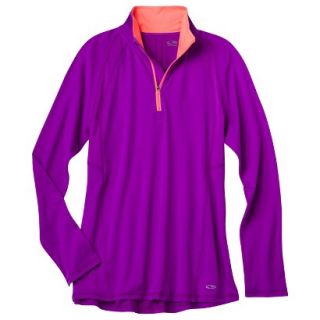 C9 by Champion Womens Supersoft 1/4 Zip Pullover   Purple Reef S