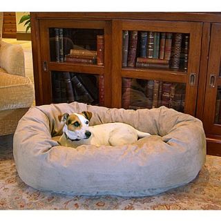 Majestic Pet Bagel Dog Pet Bed   Stone (Xlarge   52)