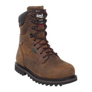 Georgia 9 Inch Insulated Waterproof Work Boot   Brown, Size 12, Model G8162