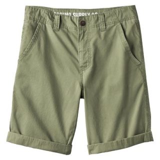 Mossimo Supply Co. Mens Cuffed Corduroy Shorts   Chive Green 30