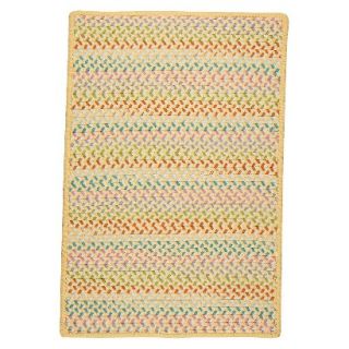 Color Craze Braided Area Rug   Yellow (5x7)