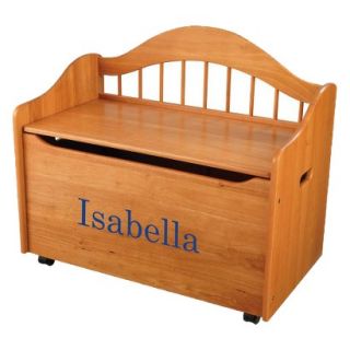 Kidkraft Limited Edition Personalised Honey Toy Box   Blue Isabella