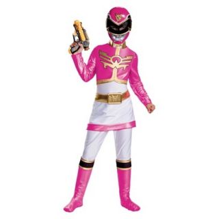 Girls Pink Power Rangers Megaforce Deluxe Costume