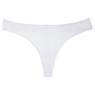 Gilligan & OMalley Womens Pointelle Thong   True White S