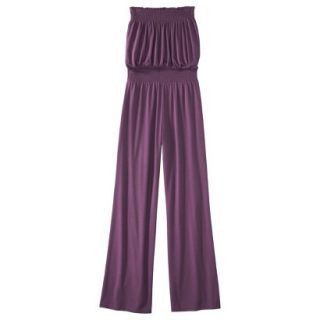 Mossimo Supply Co. Juniors Strapless Knit Jumpsuit   Embassy Purple XL(15 17)