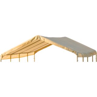 ShelterLogic 26ft.L x 12ft.W x 9ft.8 Inch H Replacement Canopy Top, Sandstone