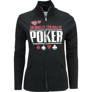 World Series Of Poker WSOP Hadley Lightweight Fleece Track Jacket