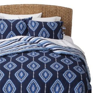 Mudhut Izula Comforter Set   Blue (Full/(Queen)
