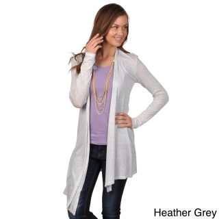 Journee Collection Womens Open Front Long Sleeve Cardigan