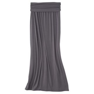 Mossimo Supply Co. Juniors Foldover Maxi Skirt   Thundering Gray L(11 13)