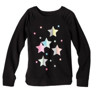 Girls Graphic Sweatshirt   Ebony XL