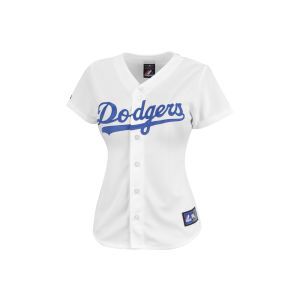 Los Angeles Dodgers Yasiel Puig Majestic MLB Womens Replica Player Jersey