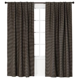 Nate Berkus Linen Weave Window Panel   Brown (54x84)