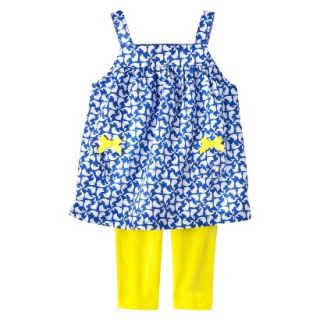 Just One YouMade by Carters Newborn Girls 2 Piece Set   Blue/Yellow 18 M