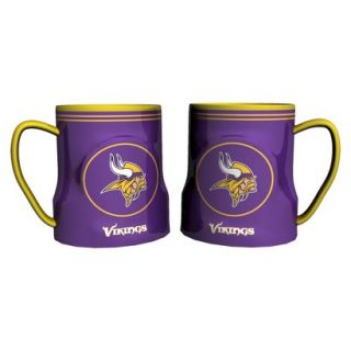 Boelter Brands NFL 2 Pack Minnesota Vikings Game Time Mug   20 oz