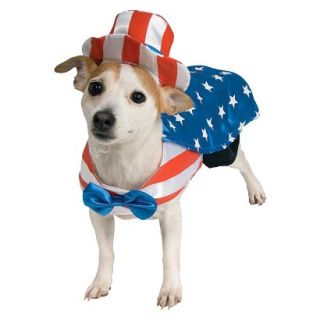 Uncle Sam Dog Costume   Medium