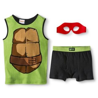 Teenage Mutant Ninja Turtles Raphael Boys Tank/Underwear Set w/ Mask   Red S