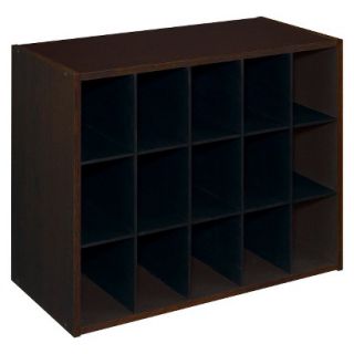 Storage Cube ClosetMaid 15 Unit Organizer Dark Brown (Espresso)