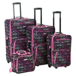 Rockland Fashion 4 pc. Expandable Luggage Set   Heart1