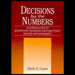 Decisions by the Numbers  An Introduction to Quantitative Techniques Public Poll   Text Only