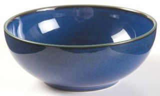 Denby Langley Metz Soup/Cereal Bowl, Fine China Dinnerware   Stoneware,Blue&Gree