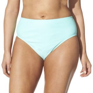 Womens Plus Size Bikini Swim Bottom   Green Mint 18W