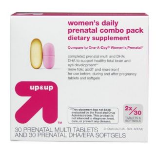 up&up Prenatal Daily Combo Tablets   60 Count