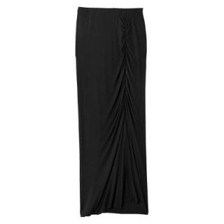 Mossimo Womens Drapey Knit Maxi Skirt   Black M