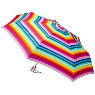 totes Auto Open Umbrella   Multicolor Stripe