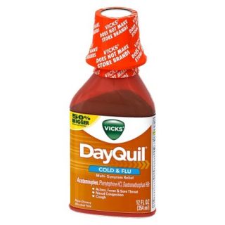 Vicks DayQuil Cold & Flu Multi Symptom Relief   12.0 fl oz