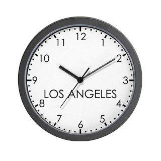  LOS ANGELES Modern Newsroom Wall Clock