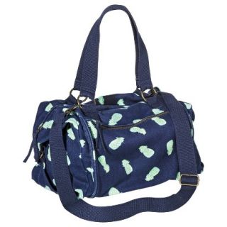 Mossimo Supply Co. Pineapple Weekender Tote Handbag with Removable Strap   Navy