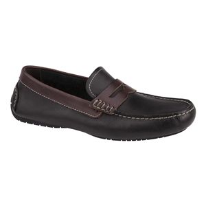 Johnston & Murphy Mens Cowan Penny Black Dark Brown Shoes, Size 13 M   25 0251