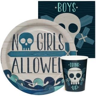 Boys Only Party Playtime Snack Pack