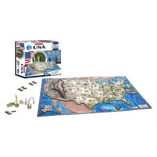 4D Cityscape The Country of USA Time Puzzle