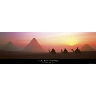 Art   The Great Pyramids of Giza, Egypt Mounted Print