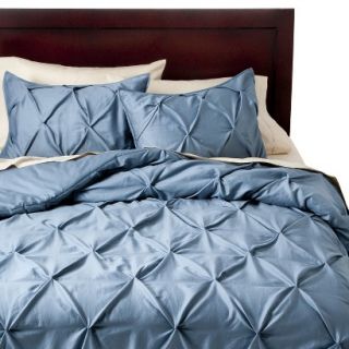 Threshold™ Pinched Pleat Comforter Set   Blue (King)