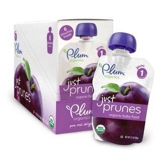 Plum Organics Just Fruit Prunes Pouches (6 Pack)