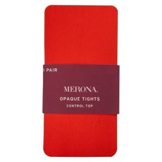Merona Control Top Opaque Womens Tights   Orange M/L