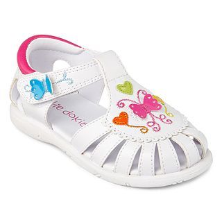 Okie Dokie Mackenna Toddler Girls Sandals, White