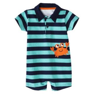 Just One YouMade by Carters Newborn Boys Jumpsuit   Navy/Dark Turquoise 18M