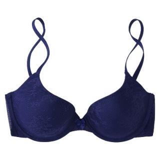 Gilligan & OMalley Womens Favorite Lace Lightly Lined Bra   Oxygen Blue 34C