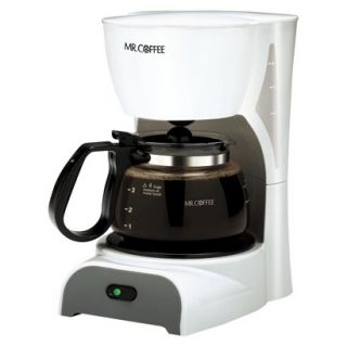 Mr. Coffee 4 Cup Switch Coffeemaker   White