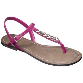 Womens Merona Tracey Chain Sandals   Pink 9