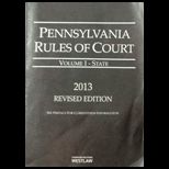 Pennsylvania Rules of Court   13 State