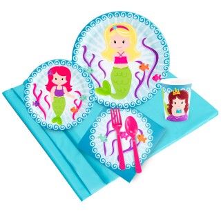 Mermaids Just Because Party Pack for 8