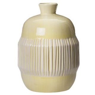 Nate Berkus Earthenware Vase   Yellow